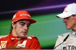 Gallerie: Fernando Alonso (Ferrari) und Michael Schumacher (Mercedes)