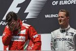 Gallerie: Fernando Alonso (Ferrari) und Michael Schumacher (Mercedes)