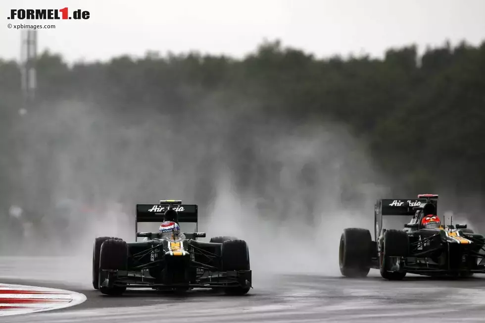 Foto zur News: Witali Petrow (Caterham) und Heikki Kovalainen (Caterham)