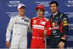 Gallerie: Michael Schumacher (Mercedes), Fernando Alonso (Ferrari) und Mark Webber (Red Bull)