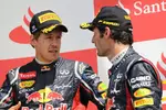 Foto zur News: Sebastian Vettel (Red Bull) und Mark Webber (Red Bull)