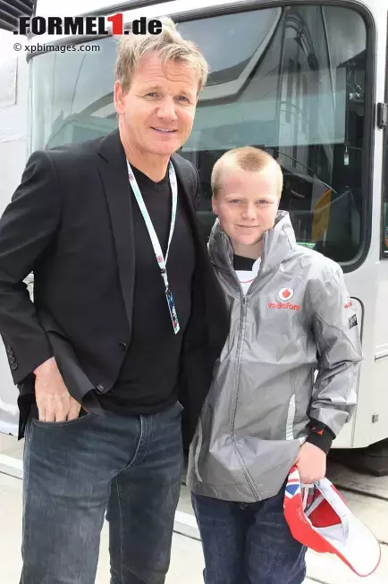 Foto zur News: Starkoch Gordon Ramsay und Sohn