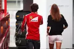 Foto zur News: Fernando Alonso (Ferrari) mit seiner neuen Flamme Dascha Kapustina