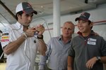 Gallerie: Sergio Perez (Sauber), Johnny Herbert und Kamui Kobayashi (Sauber)