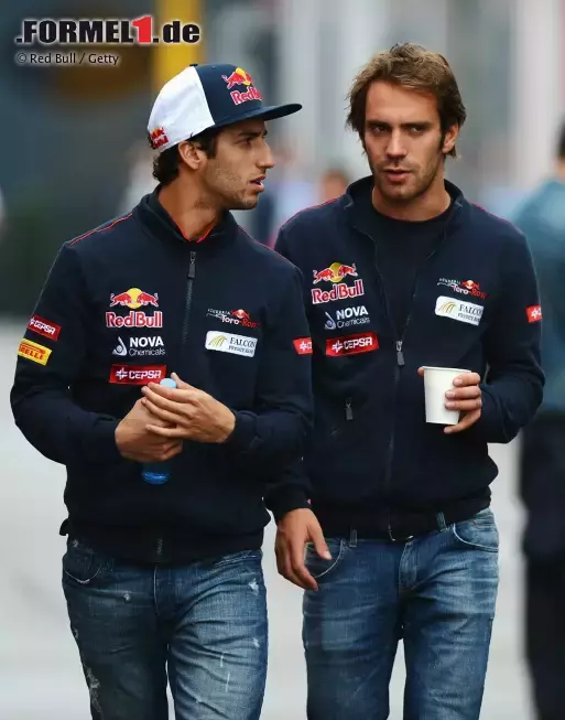 Foto zur News: Daniel Ricciardo (Toro Rosso) und Jean-Eric Vergne (Toro Rosso)