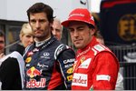 Gallerie: Mark Webber (Red Bull) und Fernando Alonso (Ferrari)