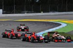 Gallerie: Pedro de la Rosa (HRT), Charles Pic (Marussia) und Timo Glock (Marussia)