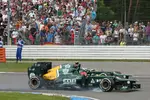 Foto zur News: Heikki Kovalainen (Caterham) und Witali Petrow (Caterham)