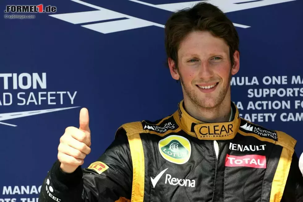 Foto zur News: Romain Grosjean (Lotus)