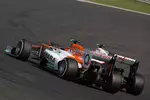 Foto zur News: Nico Hülkenberg (Force India) und Sergio Perez (Sauber)