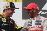 Gallerie: Lewis Hamilton (McLaren) und Kimi Räikkönen (Lotus)