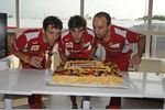 Gallerie: Fernando Alonso (Ferrari) feierte am Sonntag seinen 31. Geburtstag