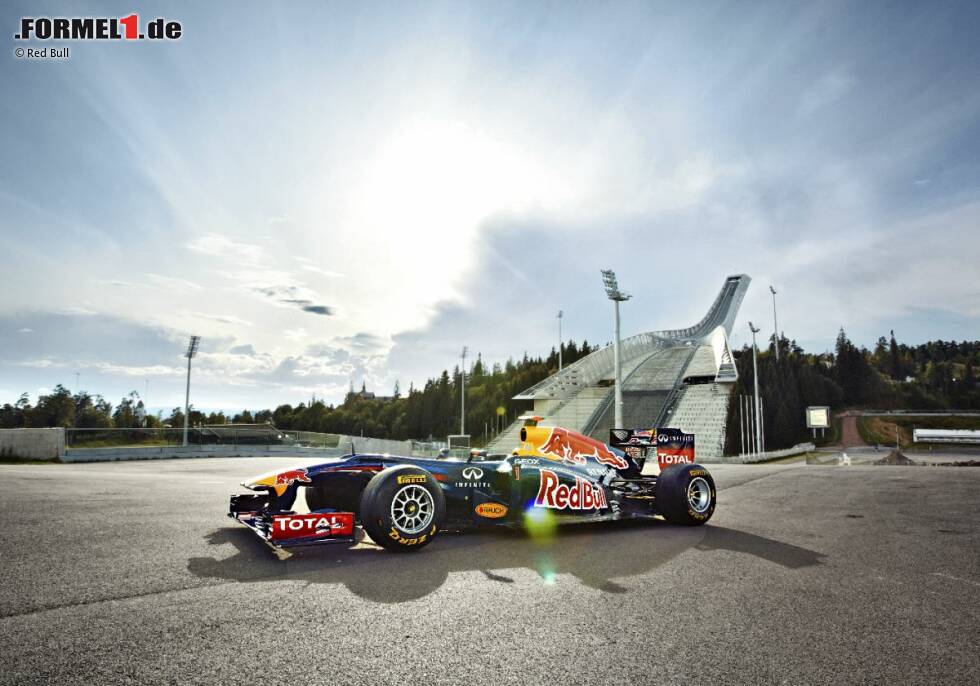 Foto zur News: Sebastien Buemi (Red Bull) fährt einen Showrun im Rudskogen Motorsenter in Rakkestad (Norwegen)