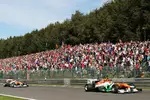 Foto zur News: Nico Hülkenberg (Force India) und Paul di Resta (Force India)