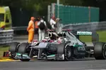 Gallerie: Michael Schumacher (Mercedes) und Kimi Räikkönen (Lotus)