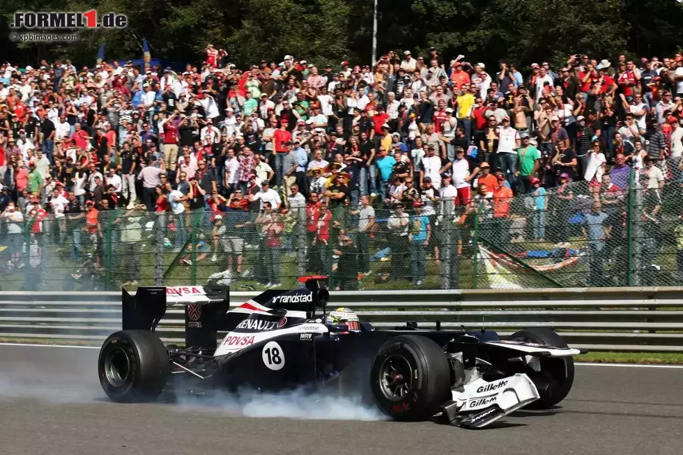 Foto zur News: Auch das Rennen von Pastor Maldonado (Williams) war schnell vorbei.