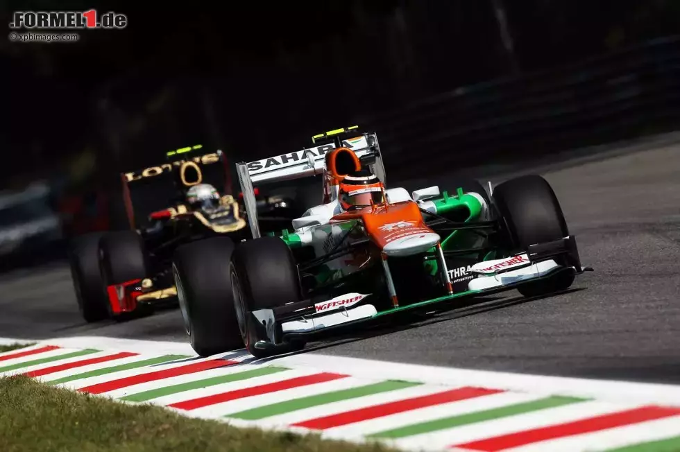 Foto zur News: Nico Hülkenberg (Force India) und Jerome D&#039;Ambrosio (Lotus)