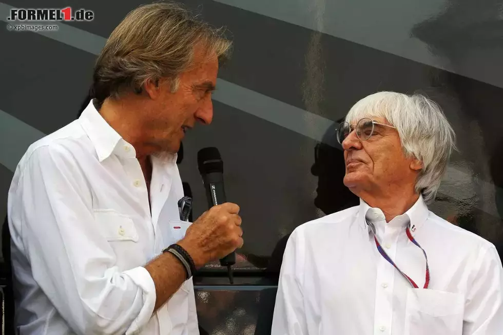 Foto zur News: Luca di Montezemolo (Ferrari-Präsident) und Bernie Ecclestone (Formel-1-Chef)