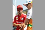 Foto zur News: Fernando Alonso (Ferrari) und Nico Hülkenberg (Force India)