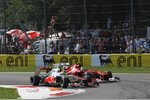 Foto zur News: Lewis Hamilton (McLaren) und Felipe Massa (Ferrari)