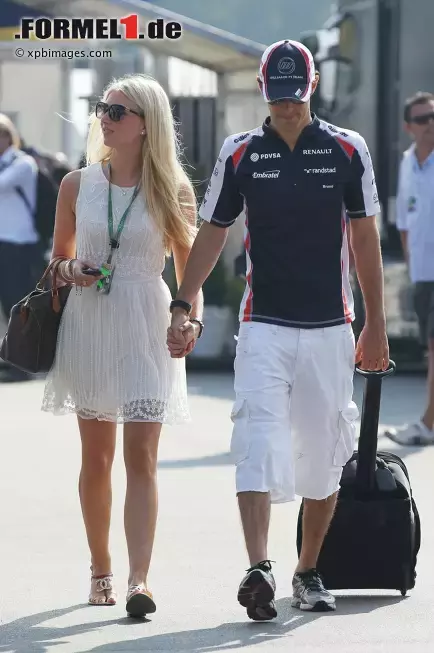 Foto zur News: Bruno Senna (Williams) mit Freundin Charlotte Evans