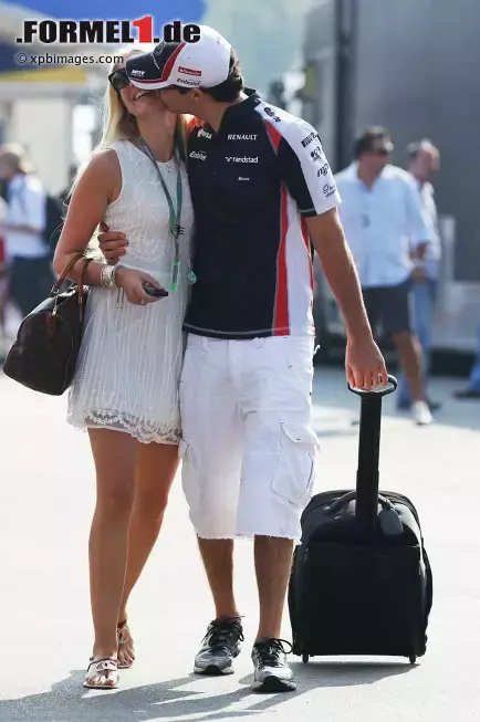 Foto zur News: Bruno Senna (Williams) mit Freundin Charlotte Evans