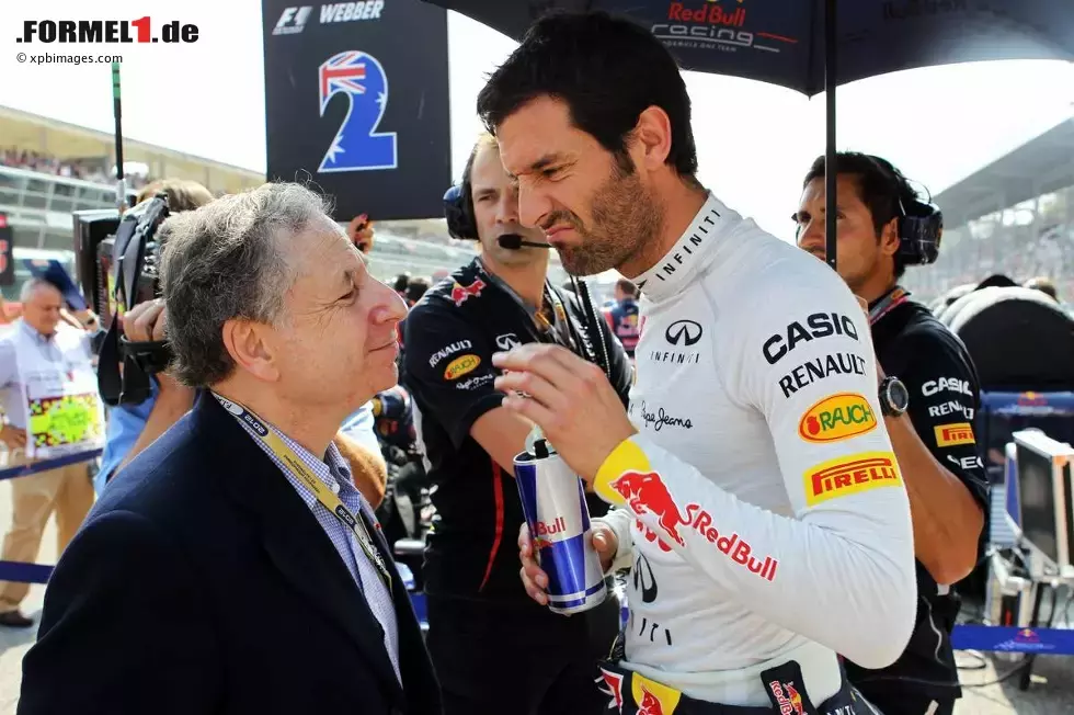 Foto zur News: Mark Webber (Red Bull) und Jean Todt