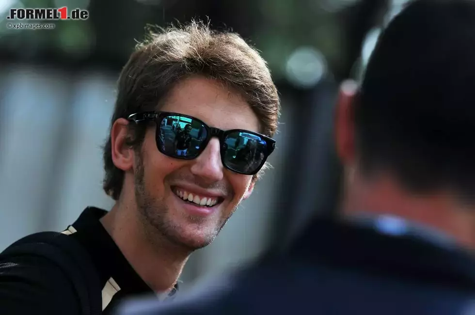 Foto zur News: Nach einem Rennen Pause wieder mit von der Partie: Romain Grosjean (Lotus)