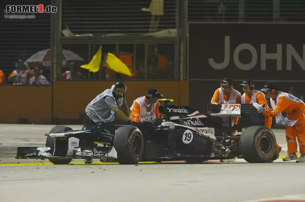 Foto zur News: Bruno Senna (Williams) erwischte keinen guten Singapur-Auftakt