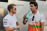 Foto zur News: Sam Bird und Jules Bianchi (Force India)