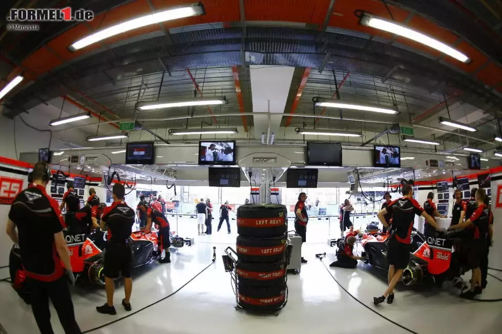 Foto zur News: Marussia-Box