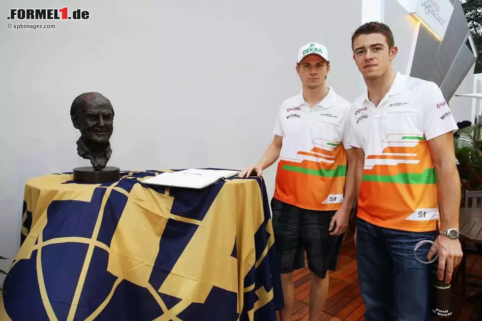 Foto zur News: Nico Hülkenberg (Force India) und Paul di Resta (Force India)