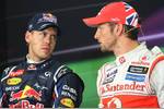 Gallerie: Sebastian Vettel (Red Bull) und Jenson Button (McLaren)