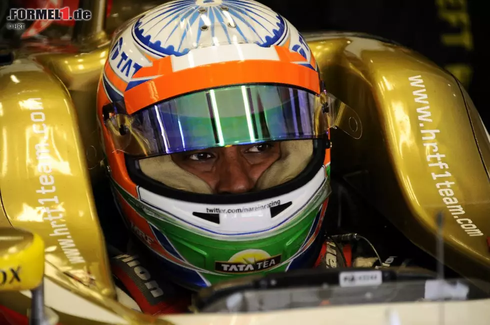 Foto zur News: Narain Karthikeyan (HRT)