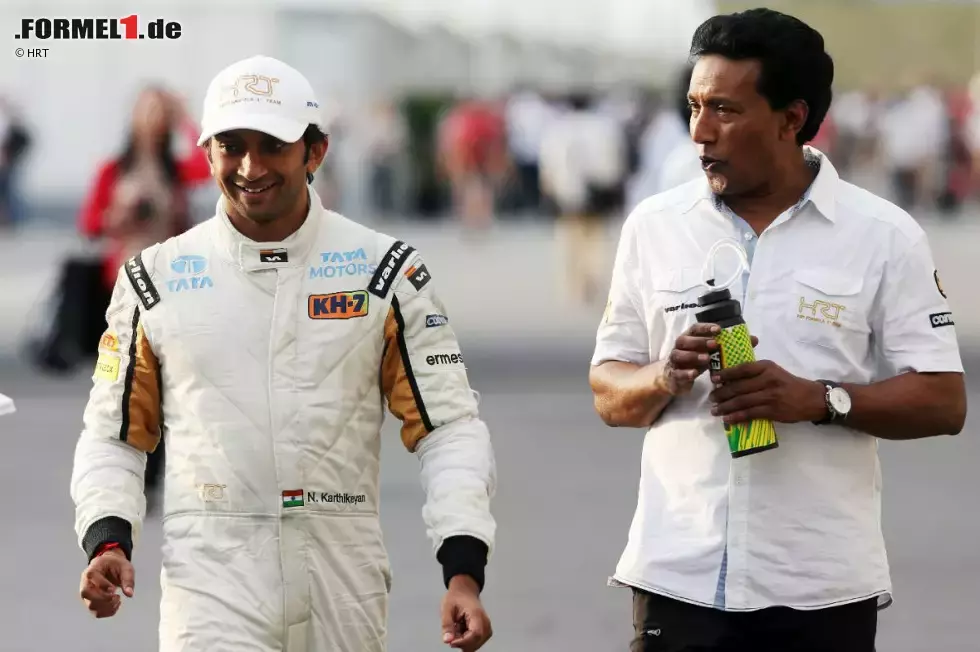 Foto zur News: Narain Karthikeyan und Balbir Singh (HRT)