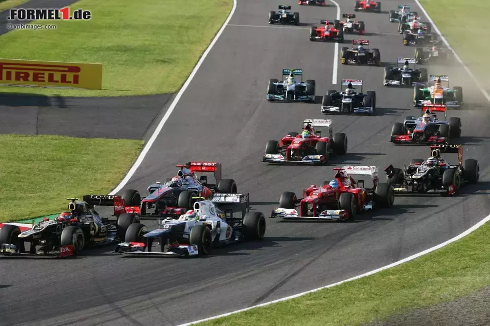 Foto zur News: Die heiße Startphase in Suzuka