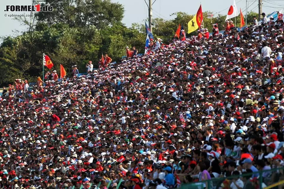 Foto zur News: Die Fans in Suzuka sorgten wieder für eine großartige Stimmung