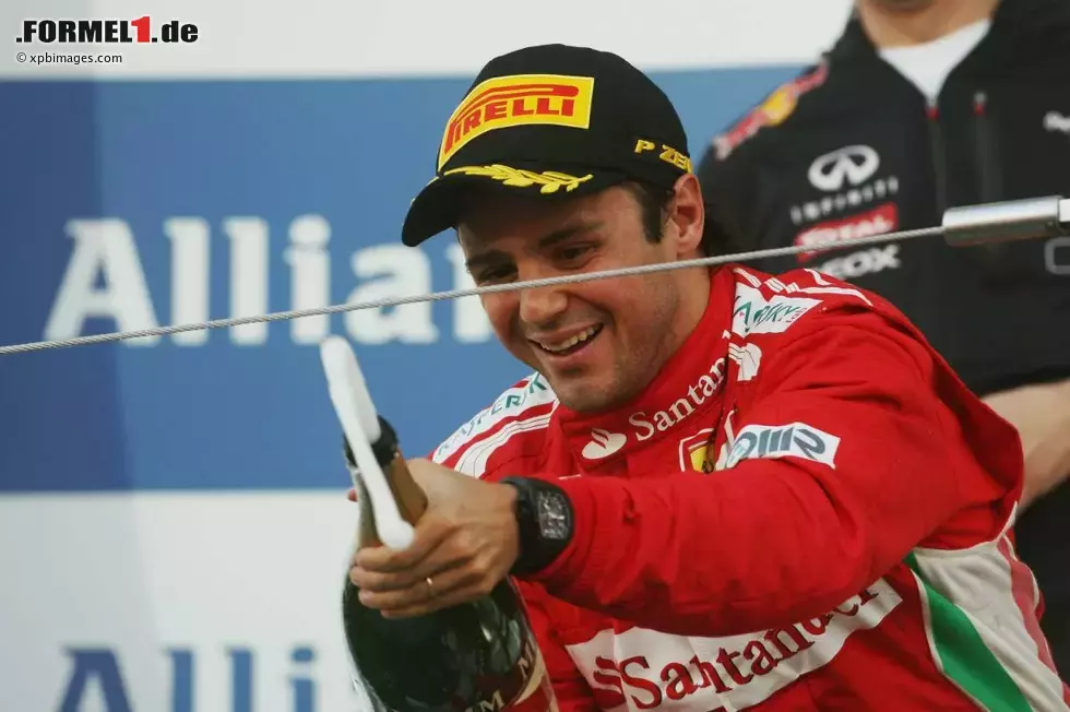 Foto zur News: Felipe Massa (Ferrari) und Alexandre Premat