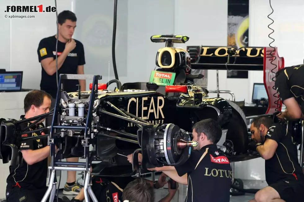 Foto zur News: Vorbereitungen bei Lotus