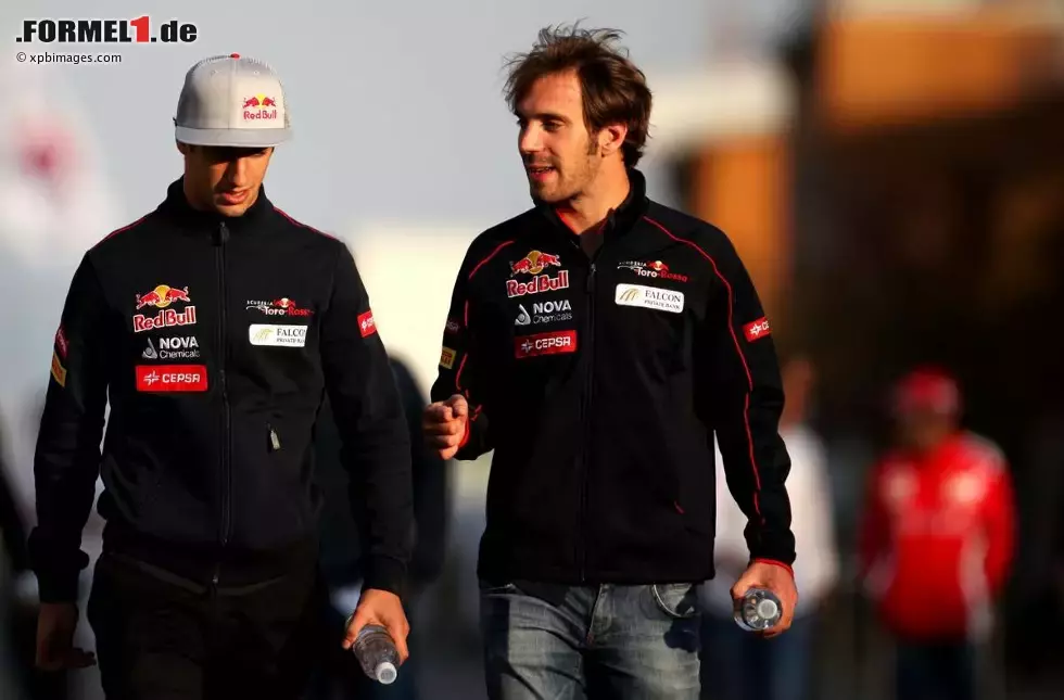 Foto zur News: Daniel Ricciardo (Toro Rosso) und Jean-Eric Vergne (Toro Rosso)