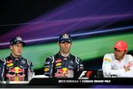 Gallerie: Sebastian Vettel (Red Bull), Mark Webber (Red Bull) und Lewis Hamilton (McLaren)