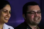 Foto zur News: Monisha Kaltenborn (Sauber-Teamchefin) und Eric Boullier (Lotus-Teamchef)