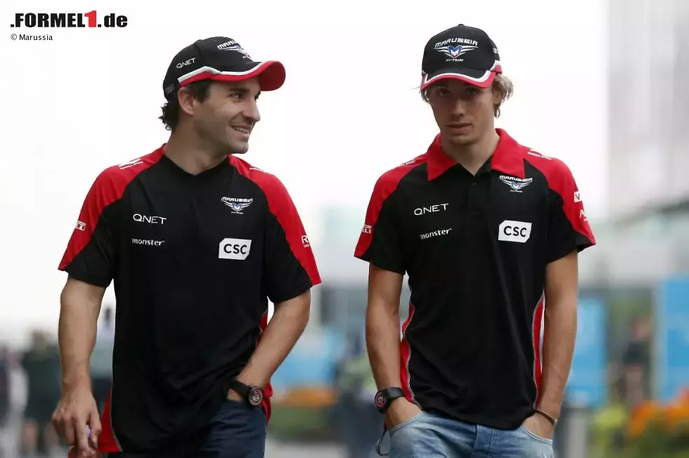 Foto zur News: Timo Glock und und Charles Pic (Marussia)