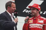 Foto zur News: Martin Brundle interviewt Fernando Alonso (Ferrari)