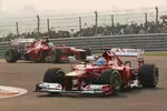 Foto zur News: Fernando Alonso (Ferrari) und Felipe Massa (Ferrari)