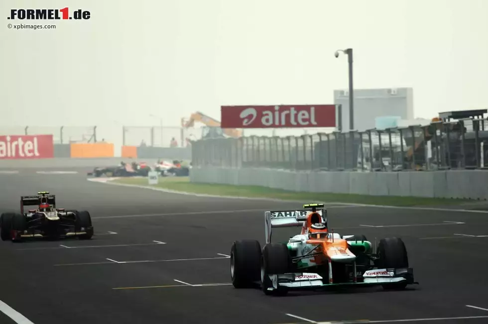 Foto zur News: Nico Hülkenberg (Force India) kommt im Heimrennen des Teams als Achter ins Ziel