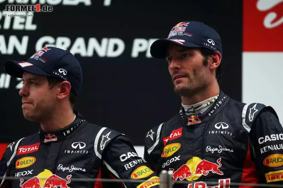 Foto zur News: Sebastian Vettel (Red Bull) und Mark Webber (Red Bull)