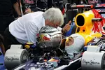 Foto zur News: Sebastian Vettel (Red Bull) und Bernie Ecclestone (Formel-1-Chef)