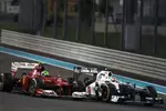 Foto zur News: Sergio Perez (Sauber) und Felipe Massa (Ferrari)