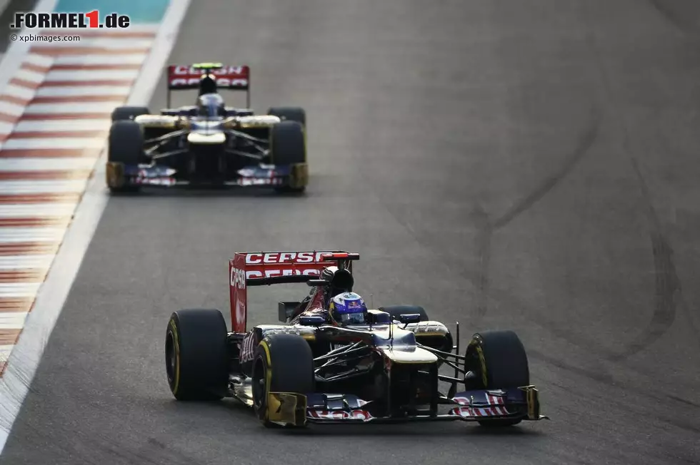 Foto zur News: Daniel Ricciardo (Toro Rosso) und Jean-Eric Vergne (Toro Rosso)